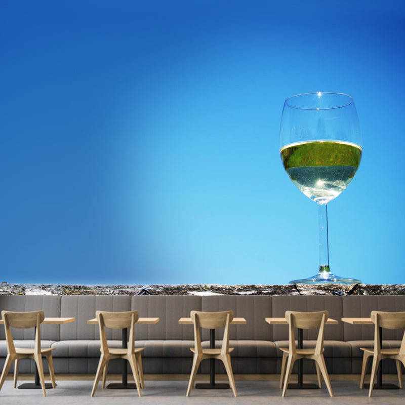 Wine Mural Wallpaper Minimalist Bar Wall Decor Waterproofing, Customized Size Available