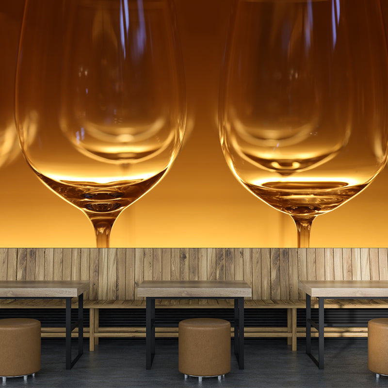 Wine Wall Mural Modern Decoration for Bar Waterproofing, Custom Size Available