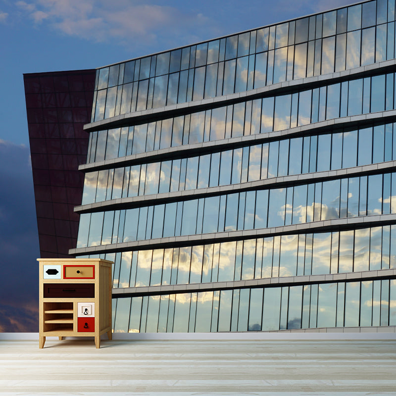 Urban Building Wall Covering for Meeting Room Office Wall Decor, Waterproofing