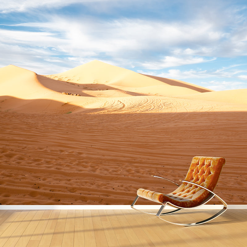 Dry Desert Wall Mural for Living Room Moisture Resistant Home Decor, Customized Size