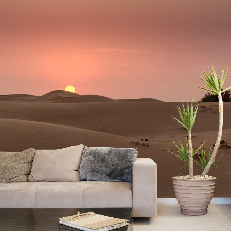 Desert Mural for Living Room Bedroom, Water Resistant, Customized Size