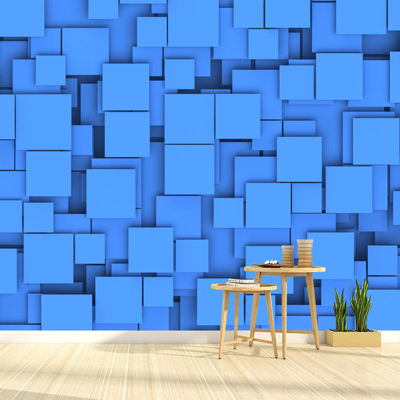 Geometry Wall Murals Stain Resistant Wall Decoration for Living Room, Made to Measure