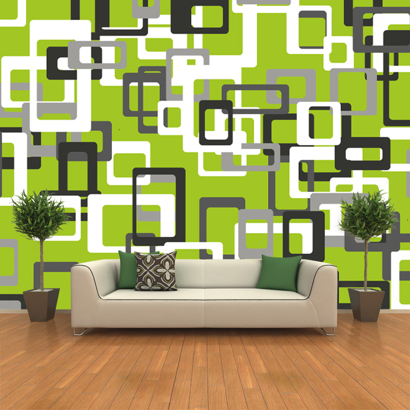 Geometry Wall Mural for Sitting Room Minimalist Decorative Painting Wall Decor