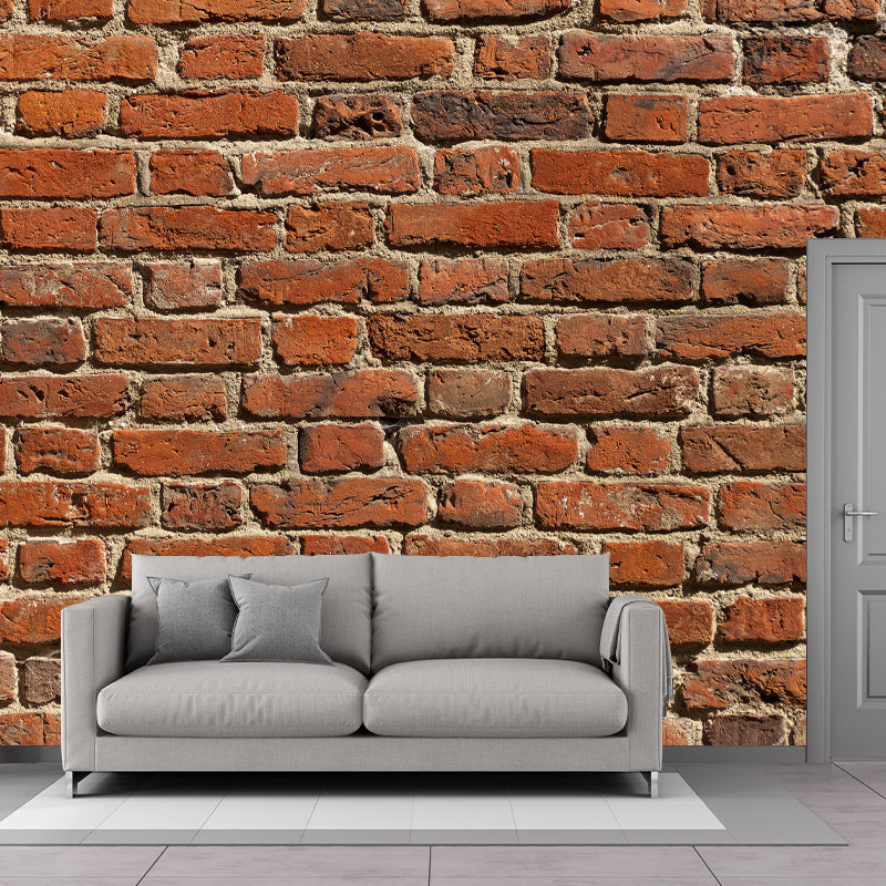Vintage Brick Mural Wallpaper Home Decoration Moisture-Resistant, Made to Measure