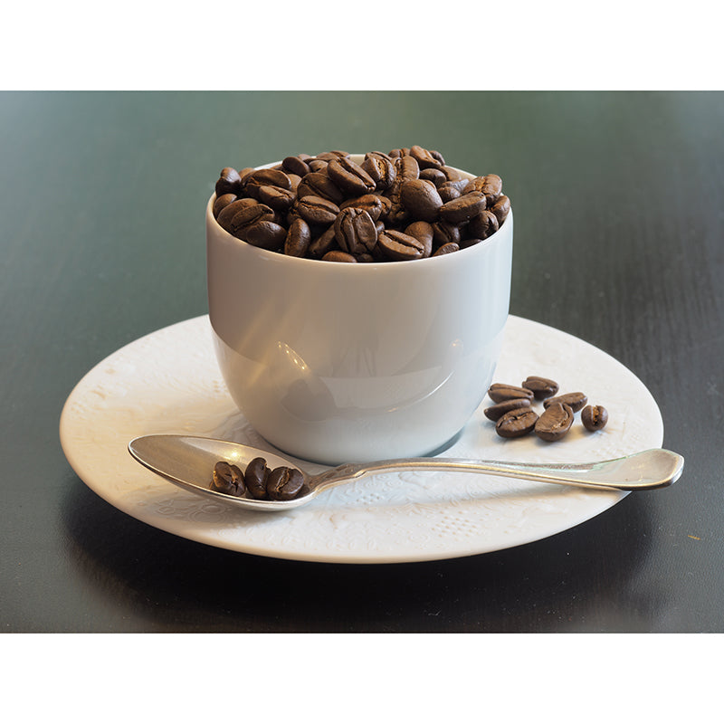 Dark Color Coffee Beans Mural Photography Horizontal Wall Covering for Coffee Shop