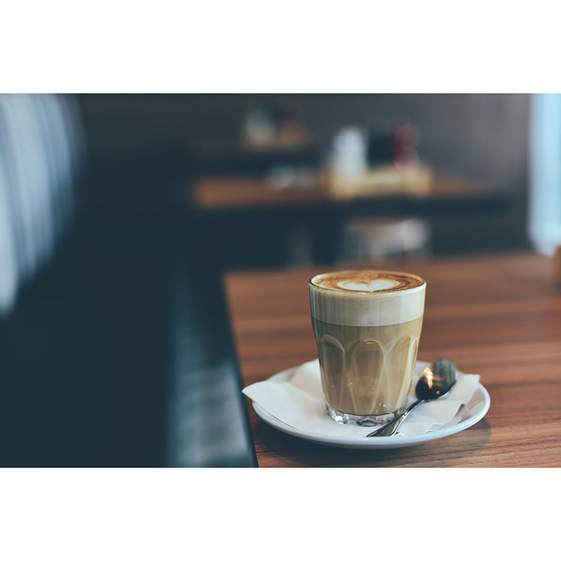 Aromatic Coffee Mural Photography Contemporary Wall Covering for Coffee Shop