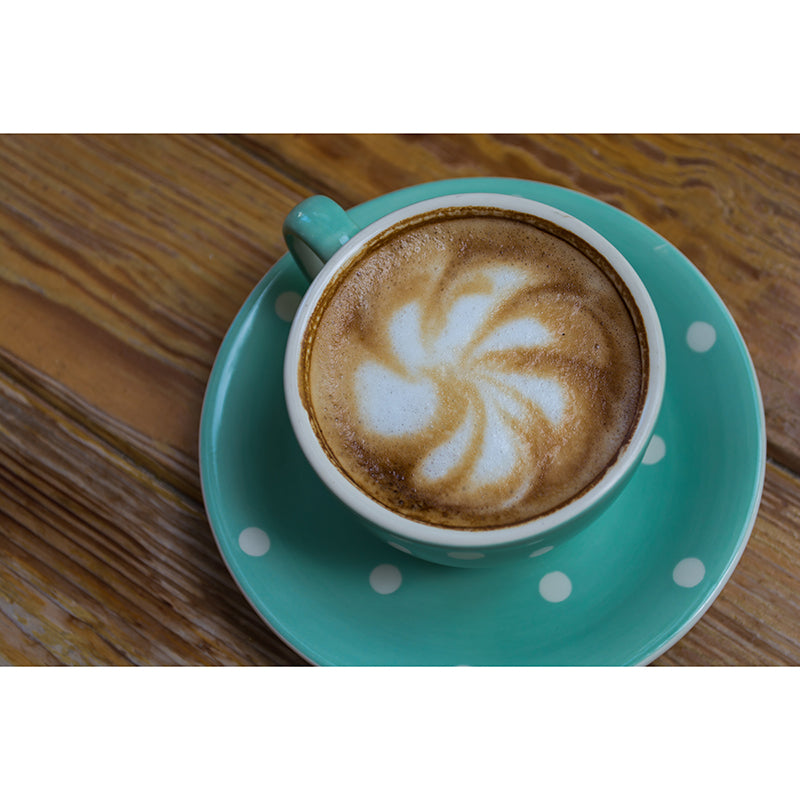 Light Color Coffee Mural Wallpaper Contemporary Mildew Resistant Commerce Shop