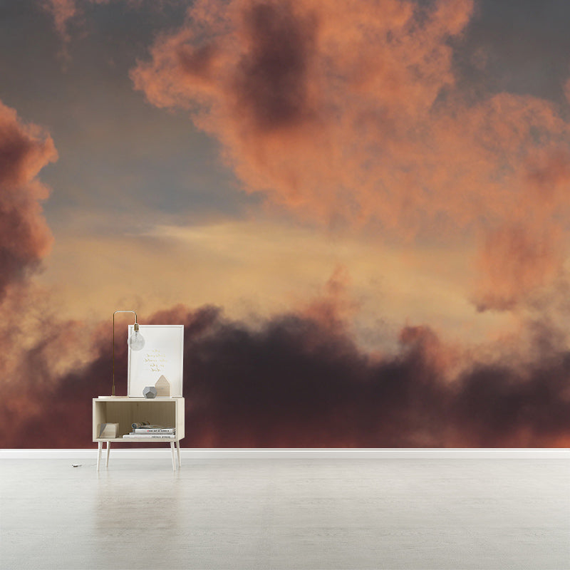 Sky Wall Mural Decal Moisture Resistant for Shops Cafeteria, Made to Measure