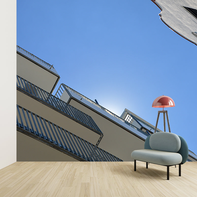 Building Photo Mural Moisture Resistant Living Room Home Decoration, Made to Measure