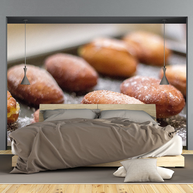 Delicious Dessert Mural Wallpaper Contemporary Wall Covering for Cake Shop