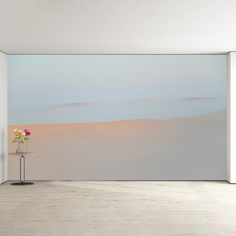 Contemporary Desert Sand Wall Covering for Living Room, Stain Resistant