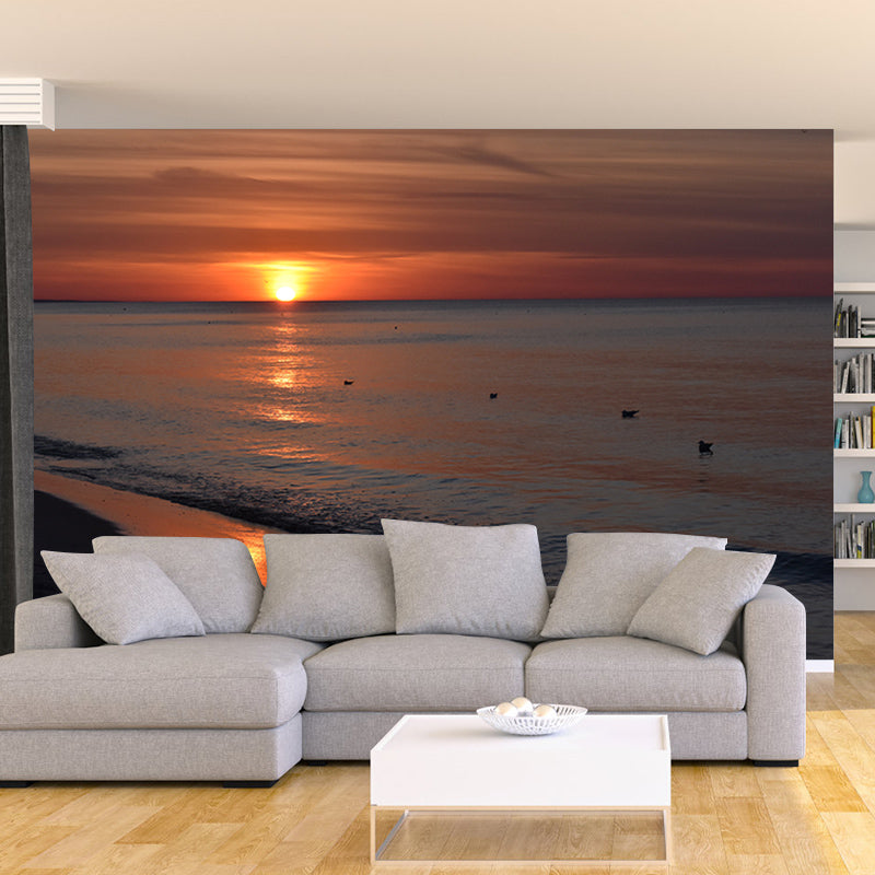 Minimalism Sea Wall Mural Decal Sitting Room Wallpaper, Made to Measure
