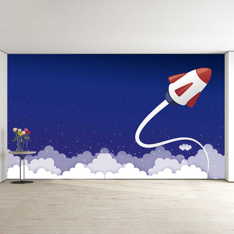 Children's Room Decoration Space Wallpaper Mural Creative Universe Wall Covering