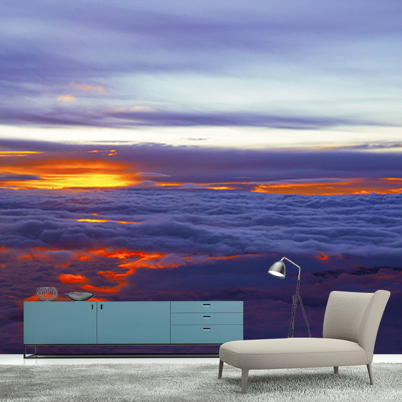 Cloudscape Stain-Proof Wall Art for Home, Customer Size, Waterproofing