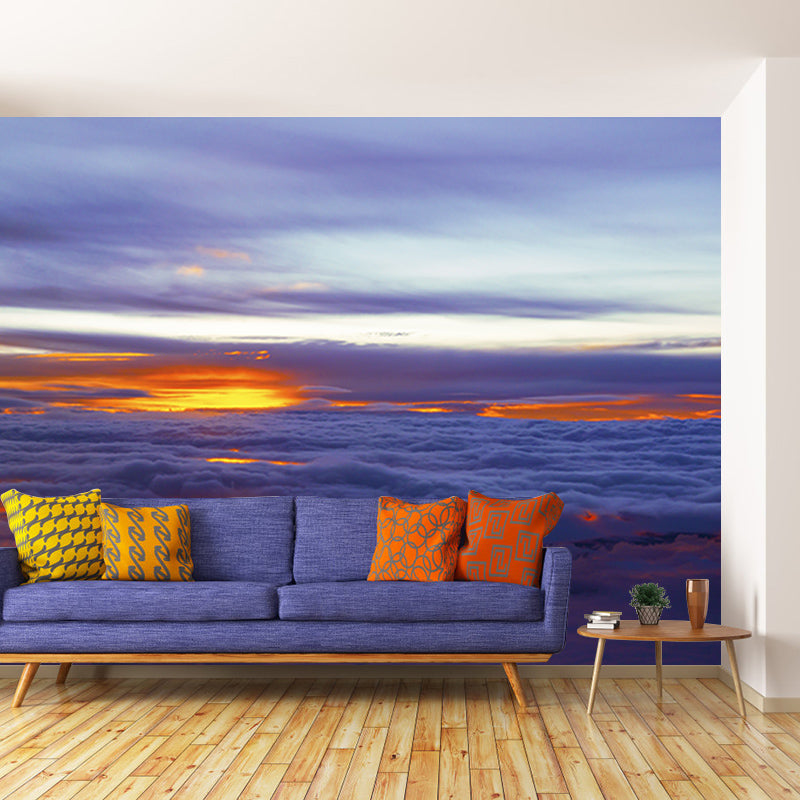 Cloudscape Stain-Proof Wall Art for Home, Customer Size, Waterproofing