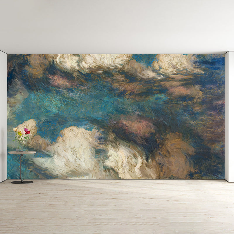 Abstract Illustration Mural Decal for Sleeping Room Waterproof, Made to Measure