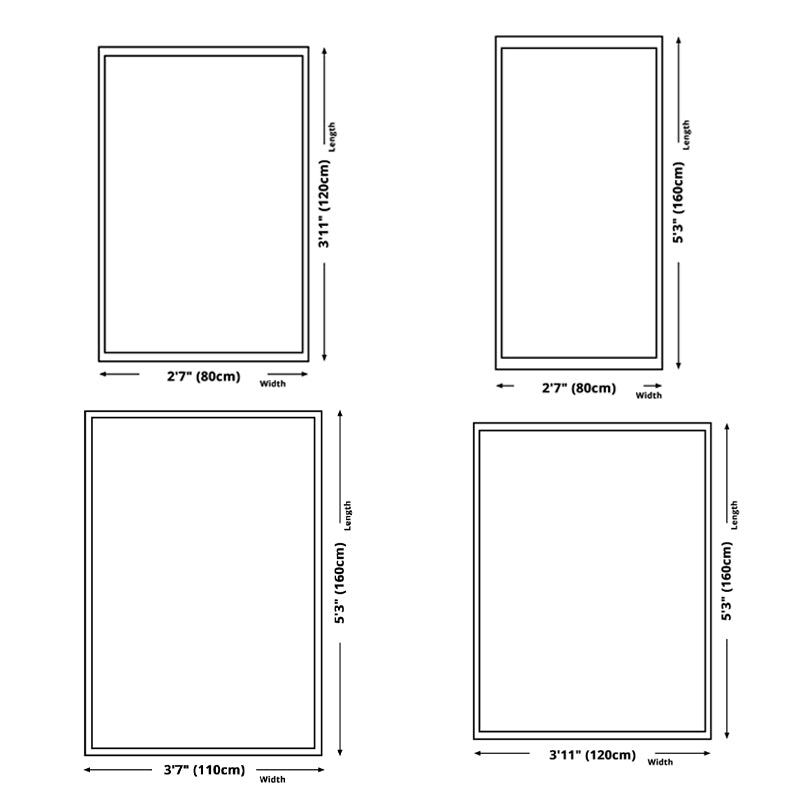 Beige Modern Rug Polyester Stripe Area Rug Non-Slip Backing Rug for Living Room