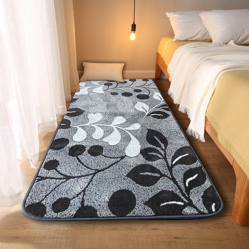 Witte woonkamer vloerkleed grafisch patroon polyester gebied tapijt antislip wasbaar tapijt