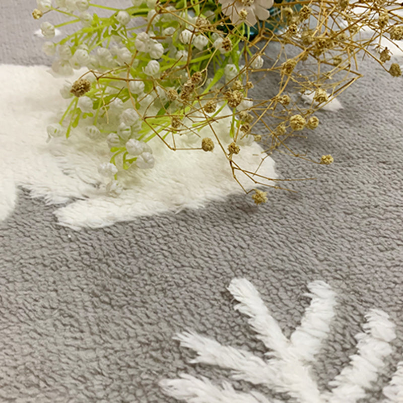 Witte woonkamer vloerkleed grafisch patroon polyester gebied tapijt antislip wasbaar tapijt