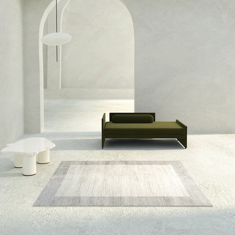 Modern Watercolor PVC Carpet Area Rug Washable Living Room Carpet with Non-SlipBacking