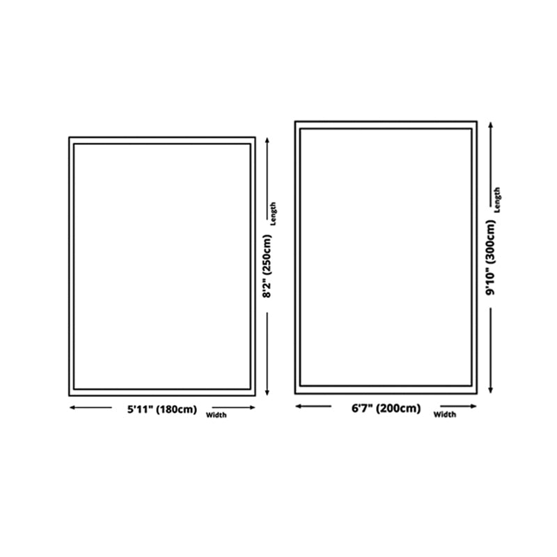 Contemporary Indoor Carpet Contrast Panel Casual PVC Rug StainResistant Washable Area Carpet