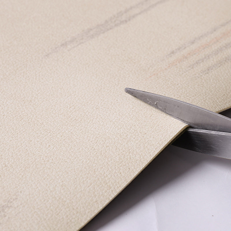 Contemporary Indoor Carpet Contrast Panel Casual PVC Rug StainResistant Washable Area Carpet