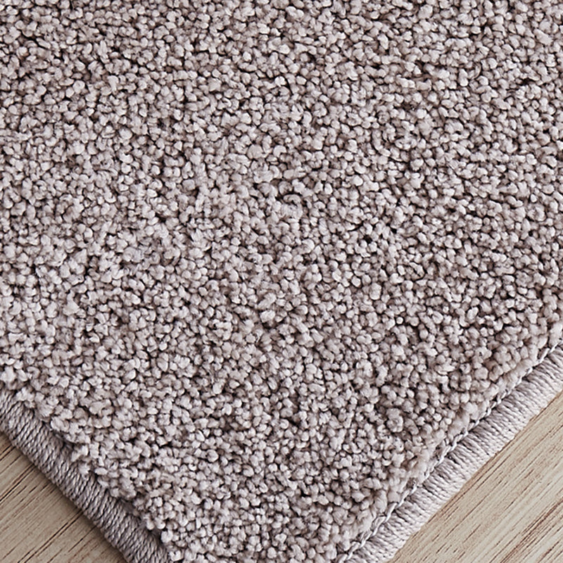 Round Plain Shag Rug Classical Indoor Carpet Non-Slip Backing Carpet for Home Decoration