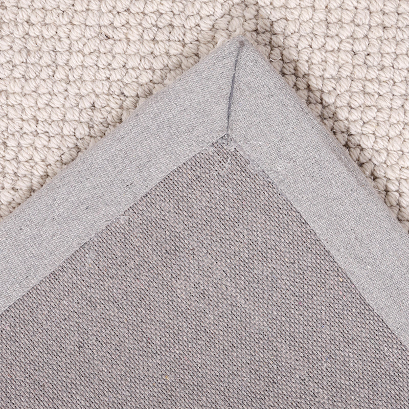 Grey Modern Area Carpet Slid Color Polyester Area Rug Washable Easy Care Rug for Living Room