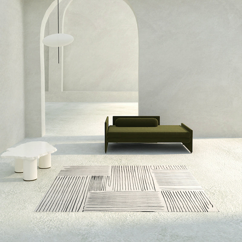 Artistical Indoor Rug Modern PVC Carpet Stain Resistant Area Rug for Living Room