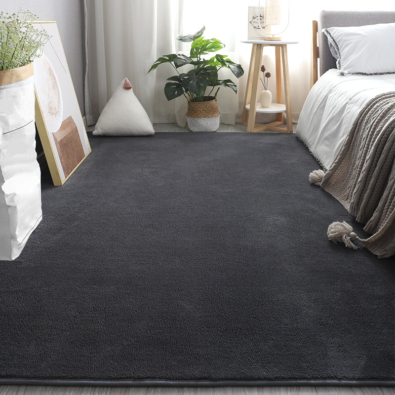 Tapis de tapis de shag nature décontracté tapis de zone de polyester
