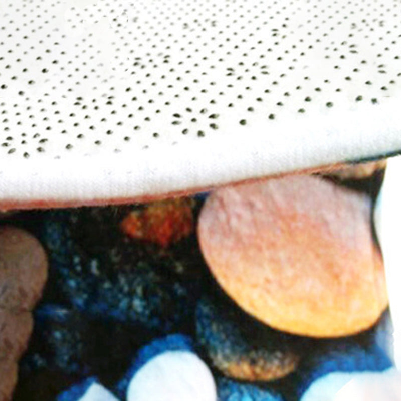 Purple Modern Indoor Rug Polyester Horse Area Rug Non-Slip Backing Rug for Drawing Room