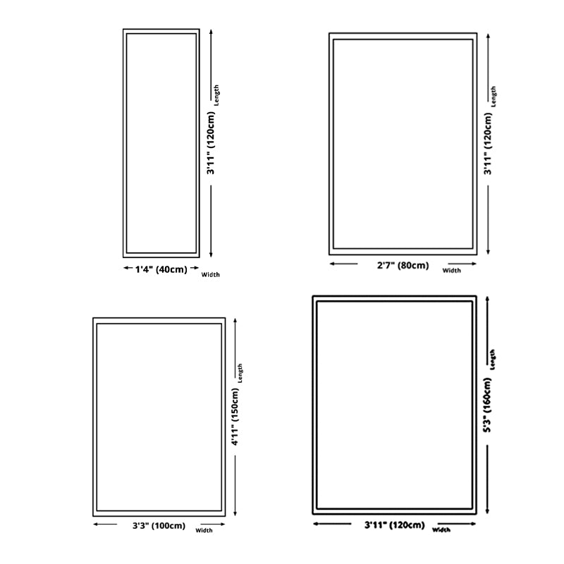 Blue Modern Carpet Polyester Santa Claus Carpet Washable Carpet for Living Room