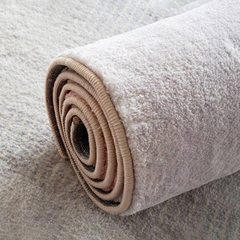 Moderner Teppich im Farbblock-Stil, künstlerischer Teppich, schmutzabweisender Polyester-Teppich für den Innenbereich für die Heimdekoration
