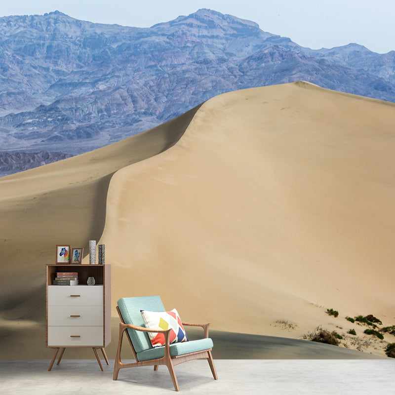 Customized Barren Desert Mural Photography Environment Friendly for Sleeping Room