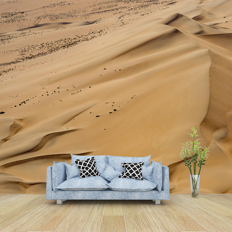 Huge Desert Landscapes Mural Mildew Resistant Wallpaper for Living Room