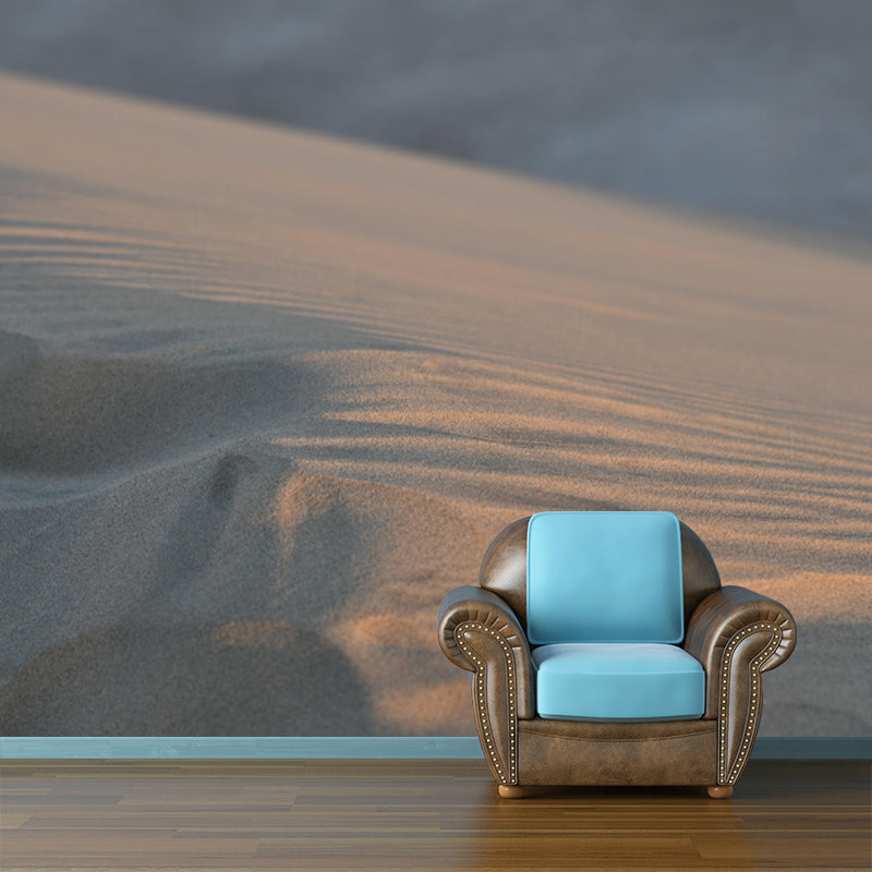 Huge Desert Landscapes Mural Mildew Resistant Wallpaper for Living Room
