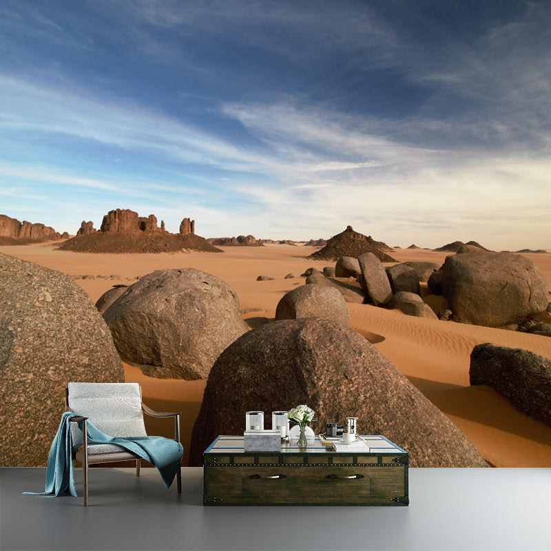Customized Photography Desert Mural Environment Friendly for Living Room