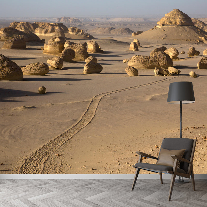 Barren Desert Mural Wall Paper Home Decorations for Bedroom Living Room