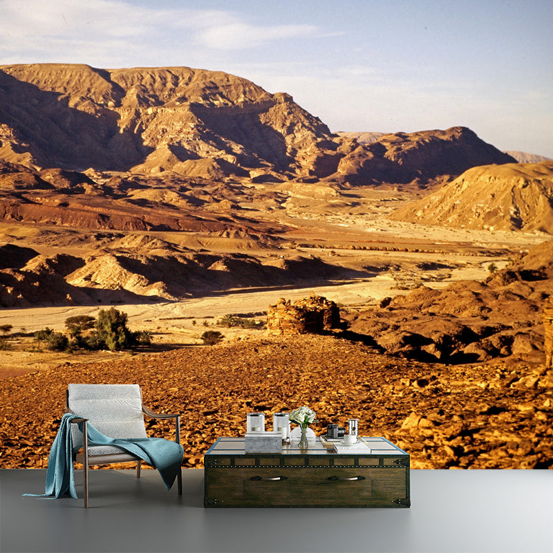 Contemporary Desert Mural Wallpaper Home Decorations for Kitchen Living Room