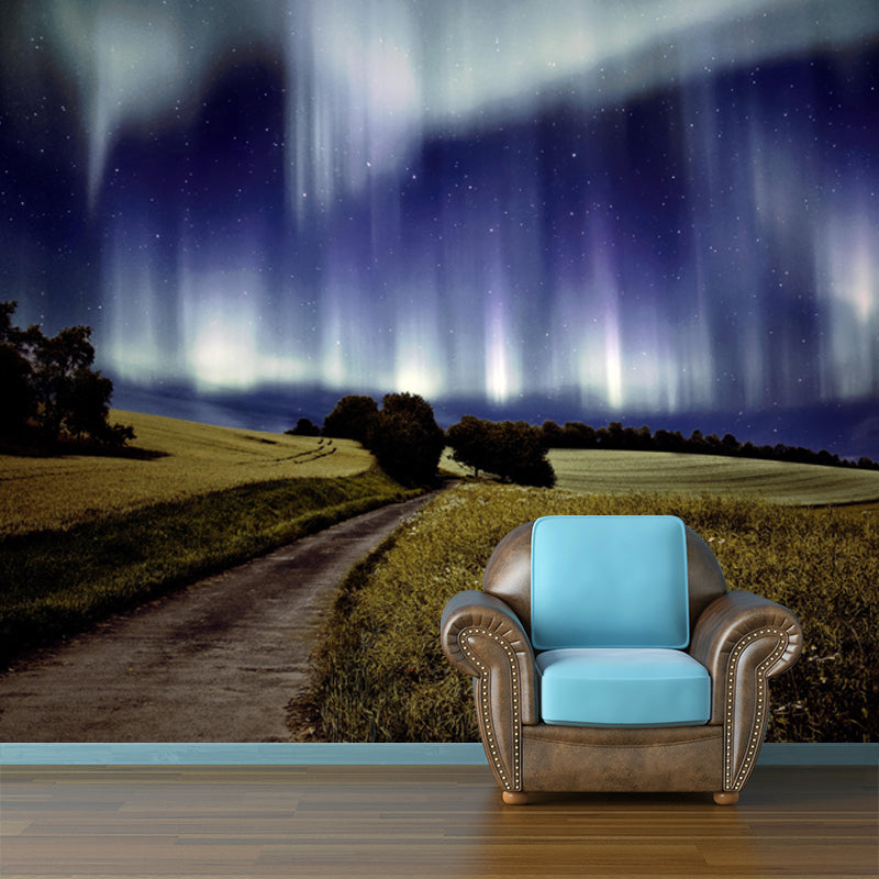 Customized Aurora Mural Environment Friendly for Sleeping Room Bedroom
