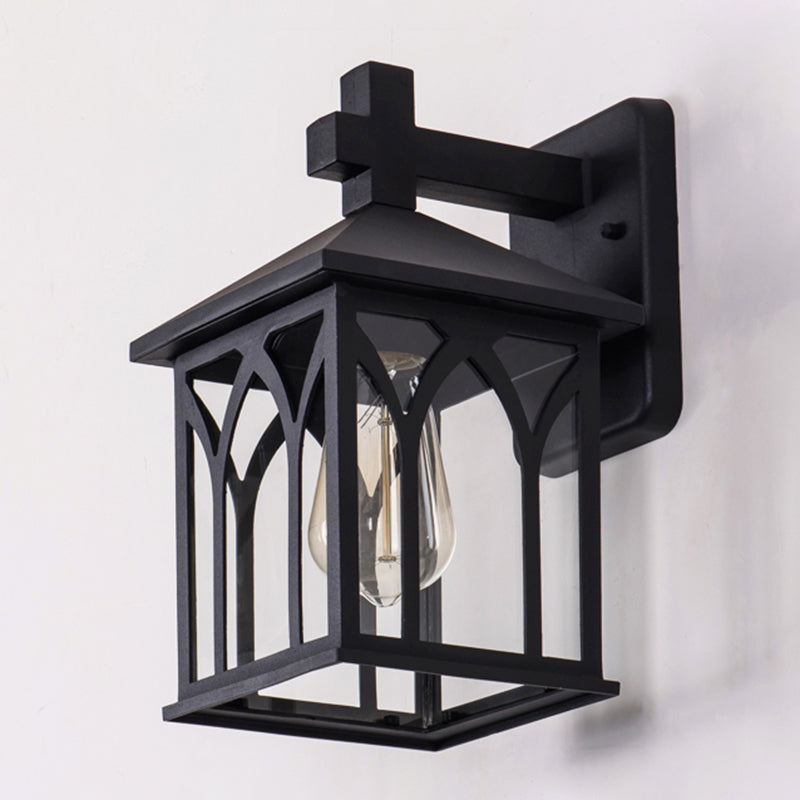 Aluminum Alloy Wall Lamp Sconce Industrial Outdoor Squared Sconce Light Fixture