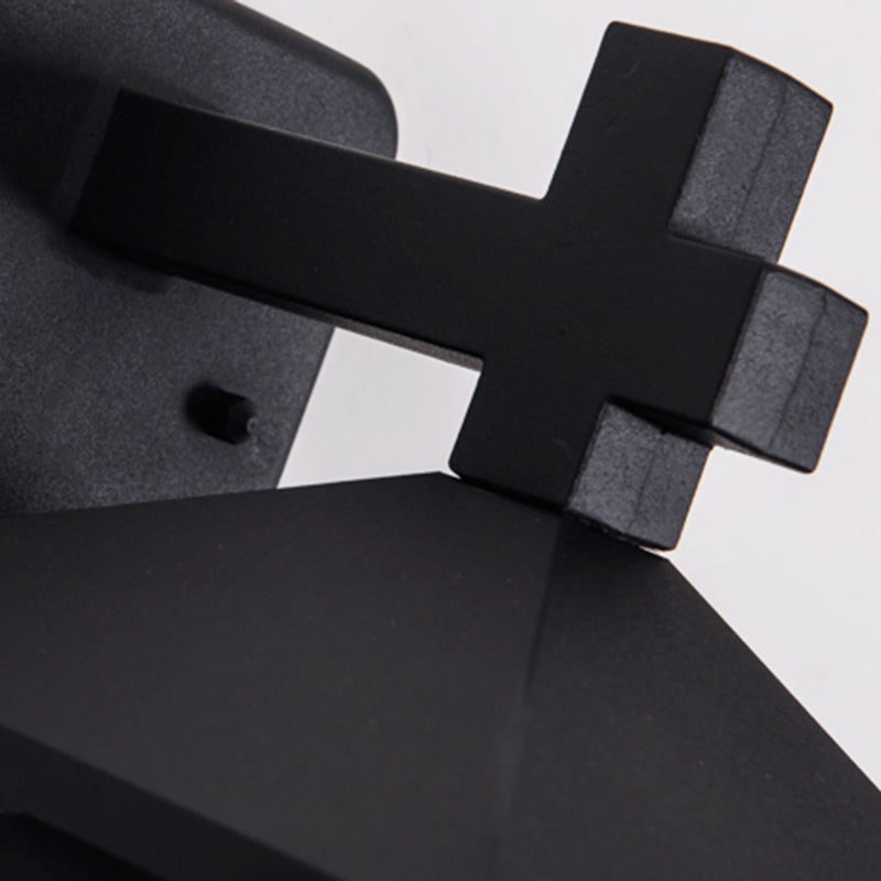 Aluminum Alloy Wall Lamp Sconce Industrial Outdoor Squared Sconce Light Fixture