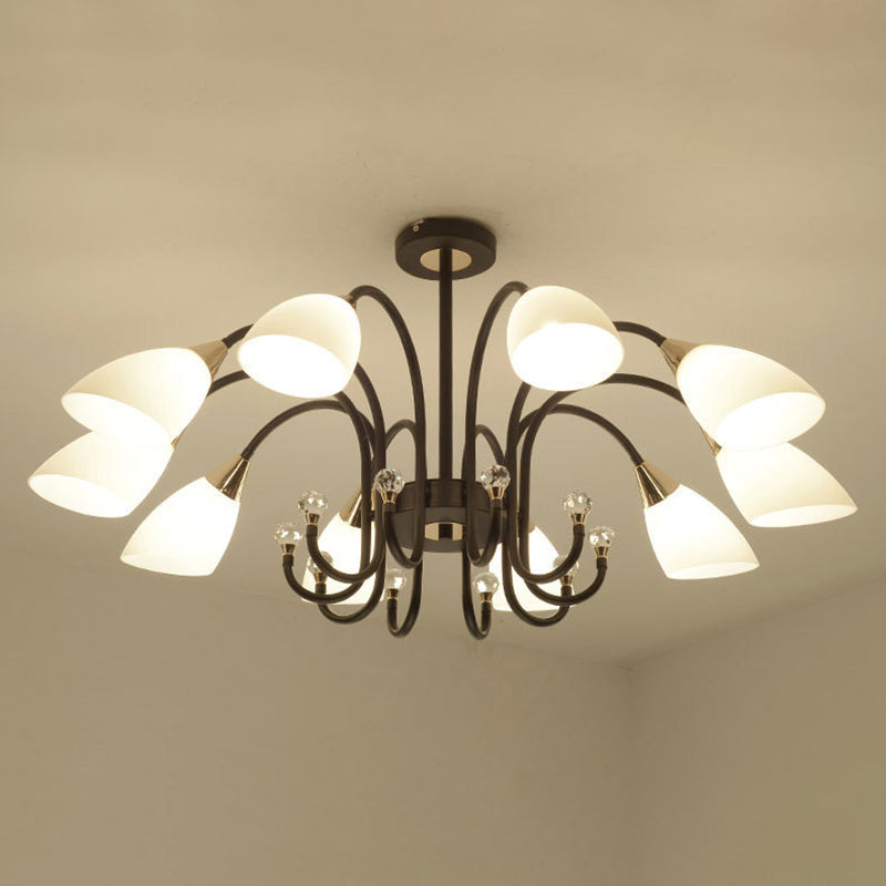 Accesorios de iluminación de lámpara de araña de spray de estilo moderno kit de luz colgante de múltiples cabezas