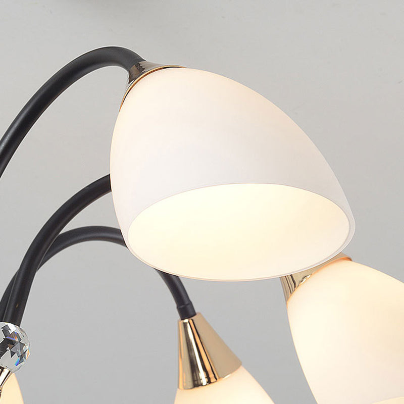 Accesorios de iluminación de lámpara de araña de spray de estilo moderno kit de luz colgante de múltiples cabezas