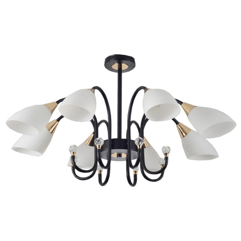 Accesorios de iluminación de lámpara de araña de spray de estilo moderno kit de luz colgante de múltiples cabezas