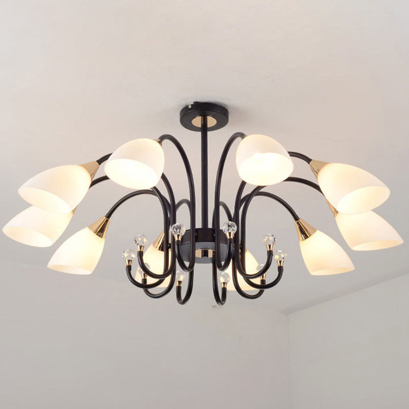 Accesorios de iluminación de lámpara de araña de spray de estilo moderno kit de luz colgante de múltiples cabezas