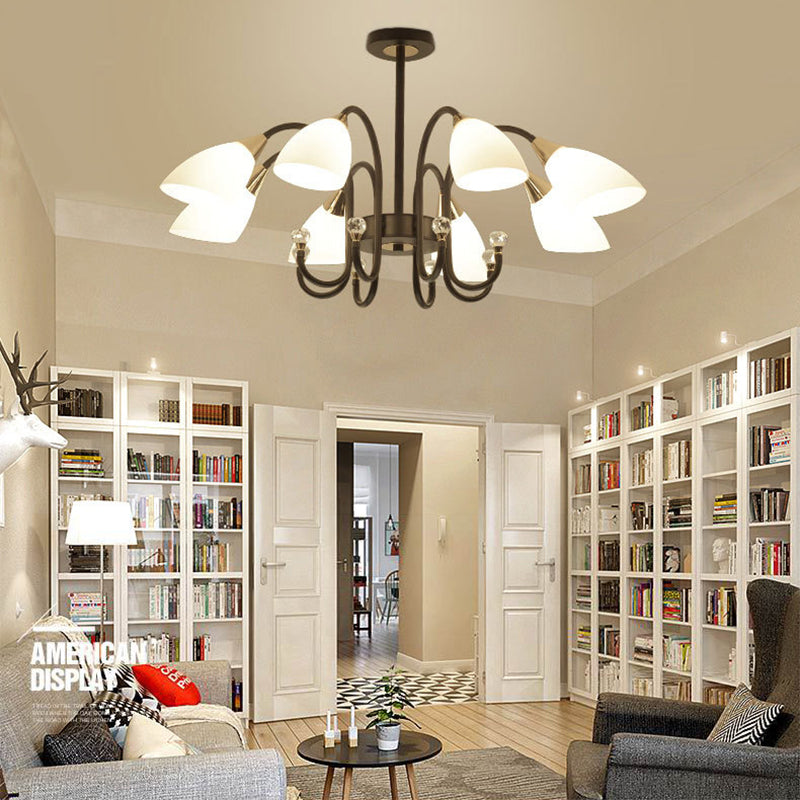 Accesorios de iluminación de lámpara de araña de spray de estilo moderno kit de luz colgante de múltiples cabezas