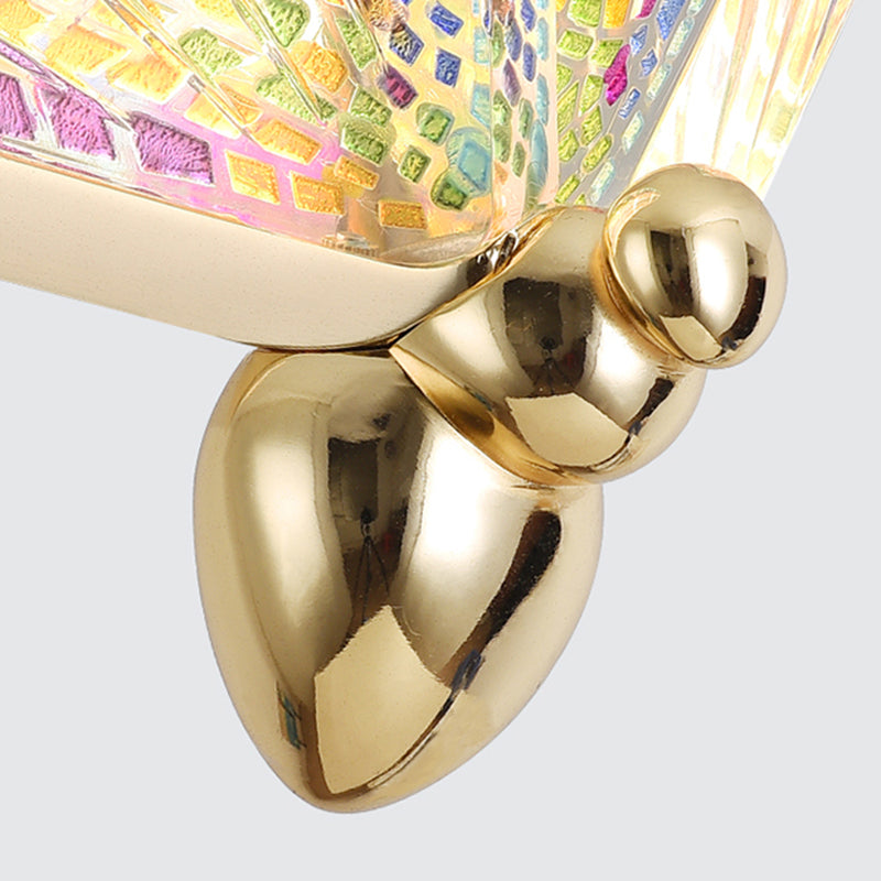Lampada appesa a LED in oro acrilico nella luce moderna in lega di zinco farfalla a sospensione