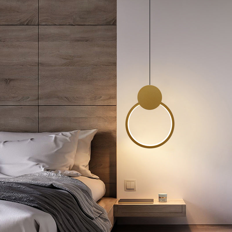 Modern Simplicity LED Indoor Hanging Lamp Aluminium Linear Pendant Light with Silicone Shade