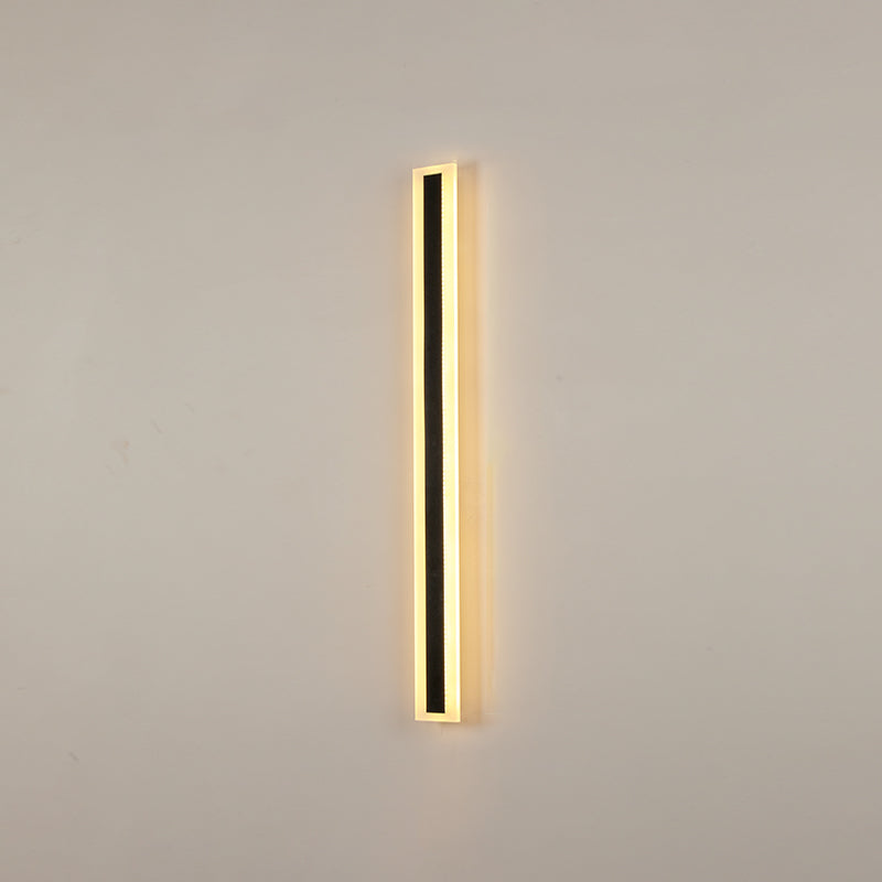 Rechthoek wandlicht moderne stijl led indoor buiten lijn vorm wandlamp armatuur